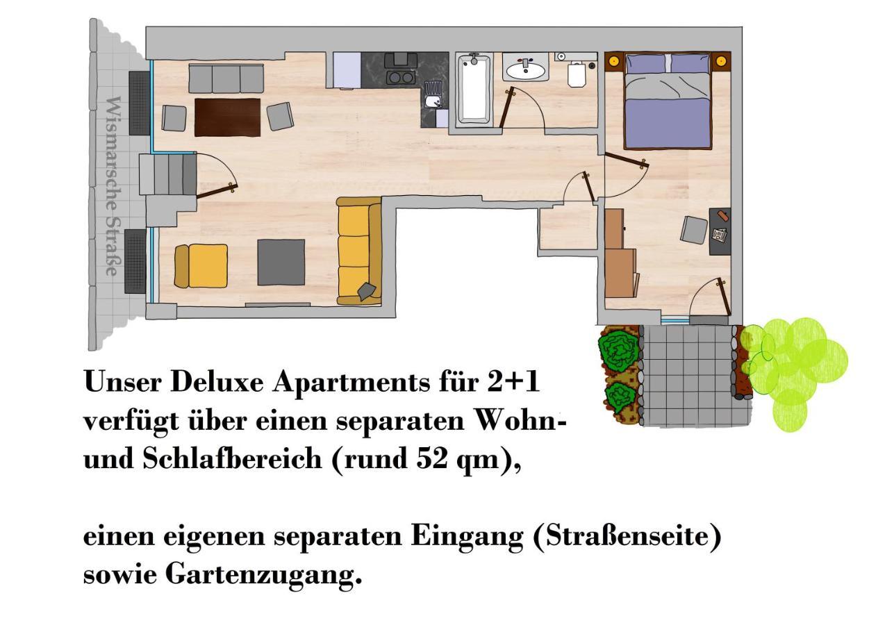 Apartments Zur Alten Konditorei Schwerin  Ngoại thất bức ảnh